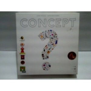 Concept- Deduction Party Game- Repos Productions Open Box Pieces Still Sealed